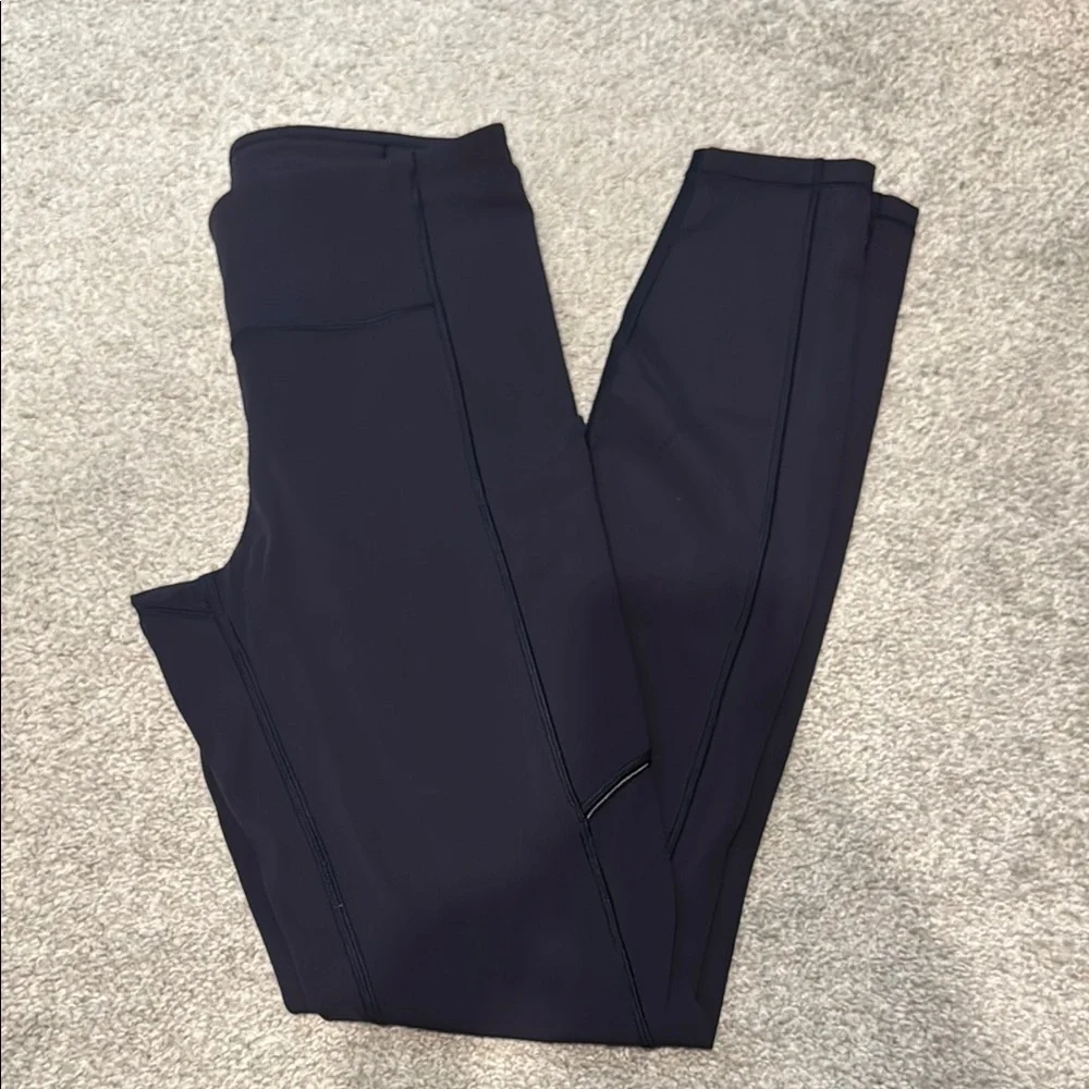 Lululemon navy blue full length leggings